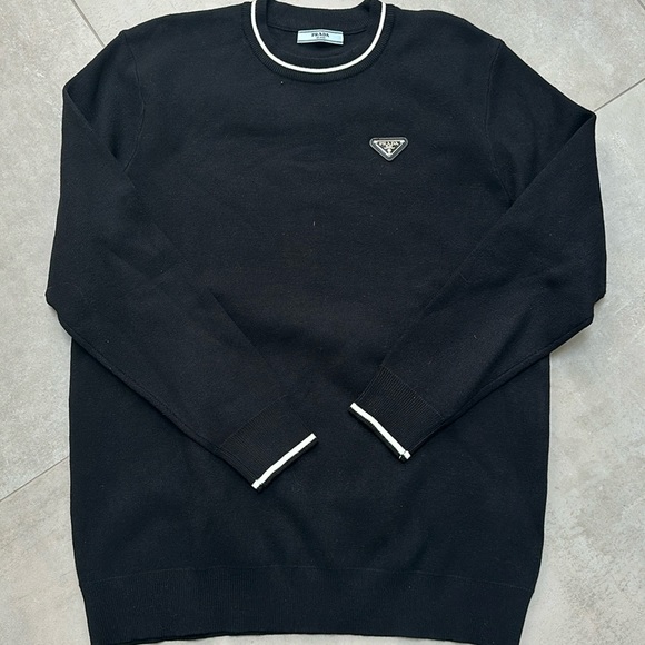 Men’s oversized crewneck sweater - Picture 1 of 8